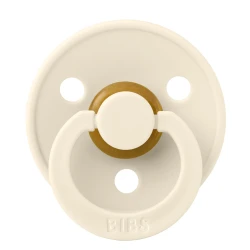Пустышка круглая латексная Bibs Colour Ivory 6-18 мес купить в Кишиневе. Фото 1