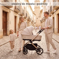 Коляска 2/1 Adamex Como Natura Beige купить в Кишиневе. Фото 15