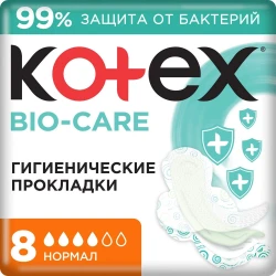 Прокладки Kotex Bio Care Normal, 8 шт. купить в Кишиневе. Фото 2