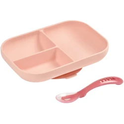 Set de masa din silicon Beaba Pink, 2 buc. cumpăra în Chișinau. Foto 1