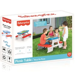 Masuta cu 2 scaune incorporate Dolu Fisher-Price Albastru Rosu cumpăra în Chișinau. Foto 3