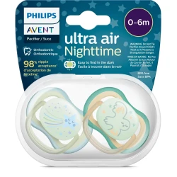 Бутылочка для кормления из полипропилена Philips Avent Natural Response + 2 соски Air Night, 125 мл купить в Кишиневе. Фото 3