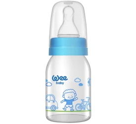 Бутылочка стеклянная для младенцев Weebaby, 125 мл купить в Кишиневе. Фото 1