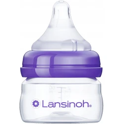 Set de biberoane pentru bebeluși din polipropilenă Lansinoh NaturalWave, 160 ml, 60 ml, 2 buc. cumpăra în Chișinau. Foto 4