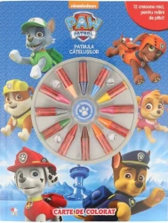 Carte de colorat Paw Patrol + 12 creioane cerate cumpăra în Chișinau. Foto 1