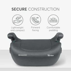 Inaltator auto-buster 125-150 cm (i-Size) Isofix KikkaBoo i-Tip 2 Dark Grey cumpăra în Chișinau. Foto 7