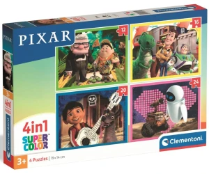 Пазл Clementoni 4 in 1 Pixar, 72 элемента купить в Кишиневе. Фото 1
