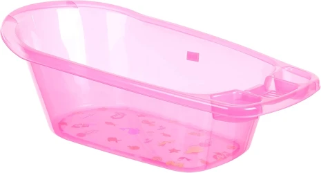 Ванночка детская со сливом BabyJem Transparent Pink, 80 см купить в Кишиневе. Фото 3