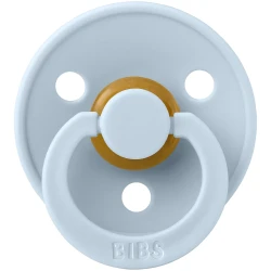 Круглые латексные соски Bibs Colour Iron & Baby Blue (6-18 мес.), 2 шт. купить в Кишиневе. Фото 3
