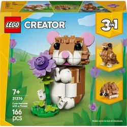Set construcție Lego Creator Cute Hamster with a Flower, 166 elemente cumpăra în Chișinau. Foto 1