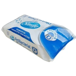 Servetele umede Smile Antibacterial, 60 buc. cumpăra în Chișinau. Foto 2