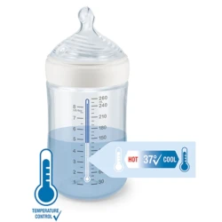Biberon din sticlă NUK Nature Sense 120 ml cumpăra în Chișinau. Foto 8
