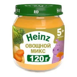 Piure Heinz din mix-legume (5 luni+), 120 g cumpăra în Chișinau. Foto 2