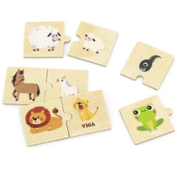 Развивающая игрушка Viga Matching Puzzle Mom&Baby купить в Кишиневе. Фото 3