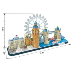 Пазл 3D Cubic Fun London, 107 элементов купить в Кишиневе. Фото 3