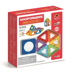 Set constructie magnetic Magformers Basic Plus Set, 14 elemente cumpăra în Chișinau. Foto 1