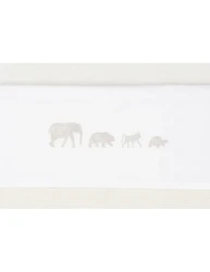 Cearsaf pentru pat Jollein Animals Nougat, 75x100 cm cumpăra în Chișinau. Foto 2