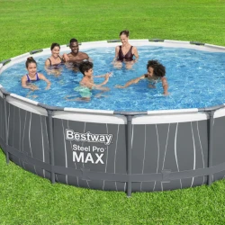 Бассейн для детей Bestway Steel Pro Max + фильтрующий насос 3028 л/ч, 14970 литров купить в Кишиневе. Фото 3