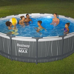 Бассейн для детей Bestway Steel Pro Max + фильтрующий насос 3028 л/ч, 14970 литров купить в Кишиневе. Фото 4