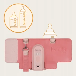Incalzitor portabil pentru biberoane Lionelo Thermup Go Evo Coral Pink cumpăra în Chișinau. Foto 12