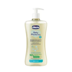Пена для волос и тела для детей Chicco Baby Moments, 500 мл купить в Кишиневе. Фото 1