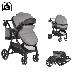 Carucior 2/1 Moni Tokyo Grey cumpăra în Chișinau. Foto 11