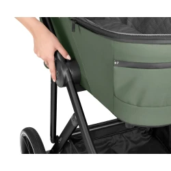 Carucior 3 in 1 KikkaBoo Chiara Army Green cumpăra în Chișinau. Foto 7