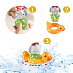 Jucarie pentru baie Hape Spin Splash 'n' Swim Elephant, 2 elemente cumpăra în Chișinau. Foto 3
