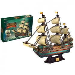 Puzzle 3D Cubic Fun The Spanish Armada San Felipe, 248 elemente cumpăra în Chișinau. Foto 2