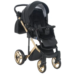 Carucior 2 in 1 Adamex Chantal Star Black Gold cumpăra în Chișinau. Foto 5