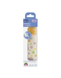 Бутылочка для кормления из пластика Chicco Perfect Easy Yellow, 330 мл купить в Кишиневе. Фото 3