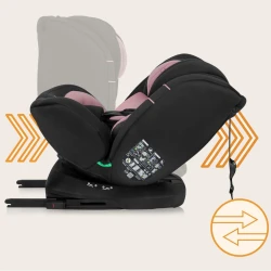 Автокресло 40-150 см (i-Size) Isofix Lionelo Bastiaan Pink Rose, поворотное 360 купить в Кишиневе. Фото 19