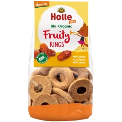 Кольца хрустящие Holle из спельты с финиками (3 года+), 125 гр купить в Кишиневе. Фото 1