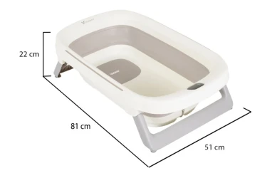 Cădiță pliabilă cu termometru Moni Morea 81 cm Grey + Cadou pernuța cumpăra în Chișinau. Foto 3