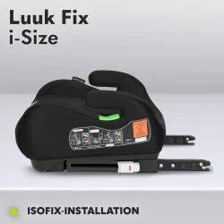 Автокресло-бустер 22-36 кг Lionelo Luuk Fix i-size Black Carbon купить в Кишиневе. Фото 4