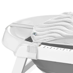 Текстильная подставка для ванночки BabyJem White, 47x80 см купить в Кишиневе. Фото 3