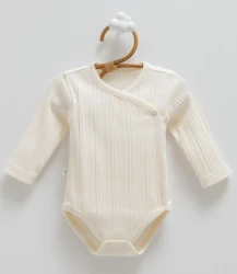 Боди с длинным рукавом Caramell Beauty Girl Beige (6-9М) купить в Кишиневе. Фото 1