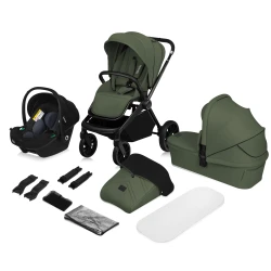 Carucior 3 in 1 Lionelo Mika Plus Green Olive cumpăra în Chișinau. Foto 39