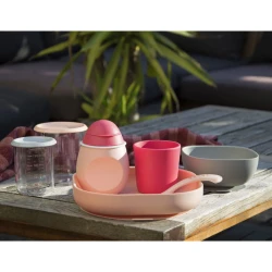 Set de masă din silicon Beaba 4 buc Roz cumpăra în Chișinau. Foto 4