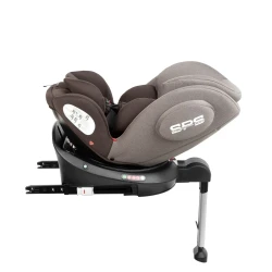 Scaun auto 0-36kg Isofix Kikkaboo Ronda Brown, rotativ 360 cumpăra în Chișinau. Foto 10