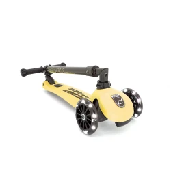 Самокат Scoot&Ride Highwaykick 3 LED Lemon купить в Кишиневе. Фото 2