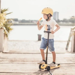 Самокат Scoot&Ride Highwaykick 3 LED Lemon купить в Кишиневе. Фото 3
