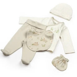 Set din 5 piese BabyCosy Rabbit Ecru & Soft Green (1-3L) cumpăra în Chișinau. Foto 2