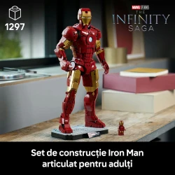 Конструкторы Lego Marvel Iron Man Mark 3 Collector's Edition, 1297 элементов купить в Кишиневе. Фото 4