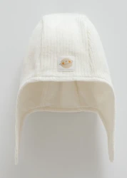 Шапочка Caramell Color Word Ivory (9-12М) купить в Кишиневе. Фото 1