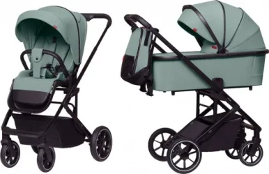 Коляска 2/1 Carrello Alfa Parrot Green купить в Кишиневе. Фото 4