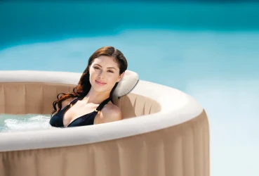 Tetieră gonflabilă pentru piscine SPA Intex, 24x6x19 cm cumpăra în Chișinau. Foto 4