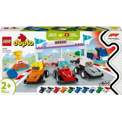 Set construcție Lego Duplo F1 Team Race Cars & Drivers, 70 elemente cumpăra în Chișinau. Foto 1