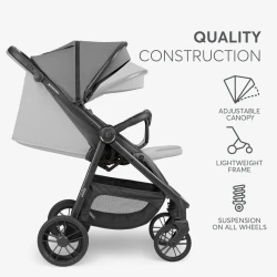 Прогулочная коляска KikkaBoo Jody Dark Grey купить в Кишиневе. Фото 3