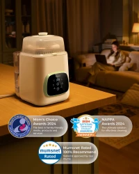 Стерилизатор, мойка и сушилка для бутылочек Momcozy KleanPal Pro White купить в Кишиневе. Фото 3